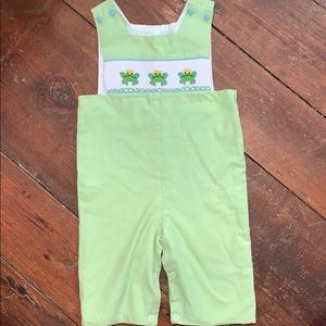 Partcake Kids Jon Jon size 18 mos smocked frogs